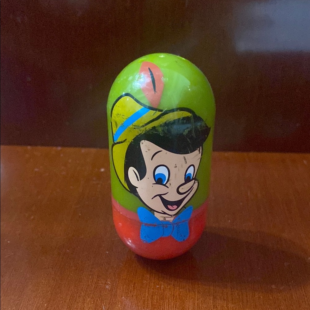 Disney Pinocchio Wobble Figure - Green and Red
